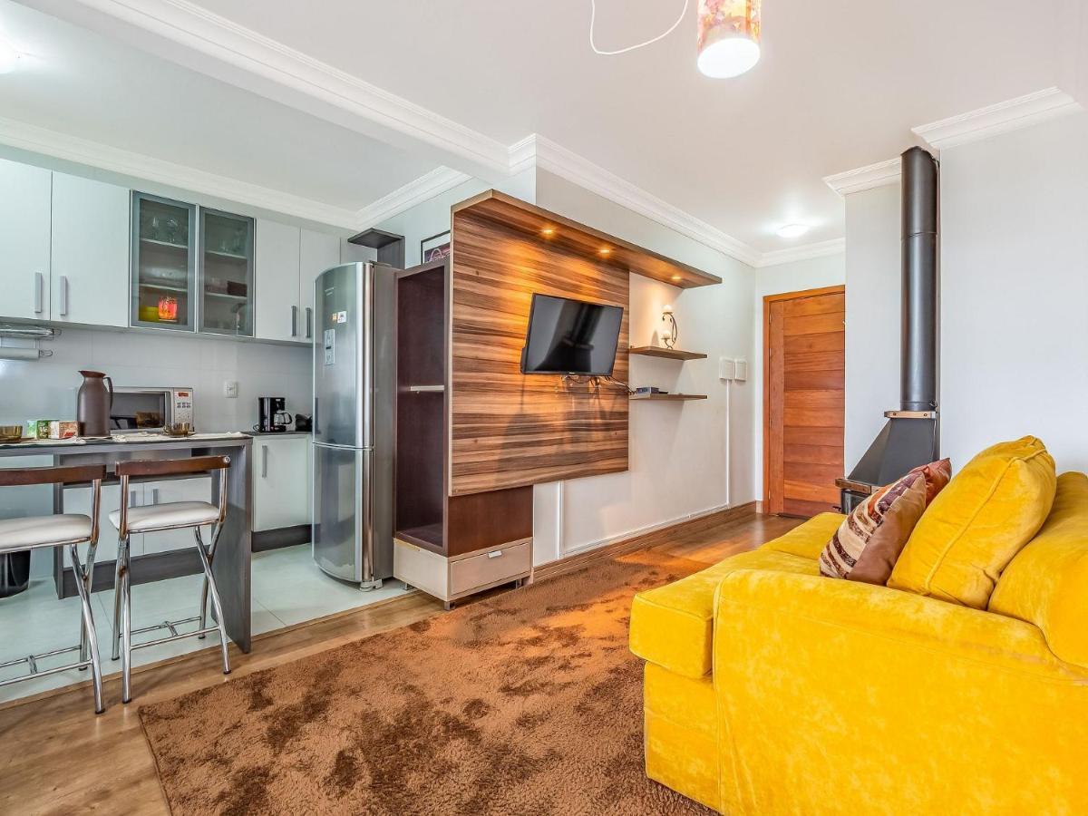 Appartement Cristo Rei 302 - Apartamento Em Gramado - Vista Para O Vale Extérieur photo
