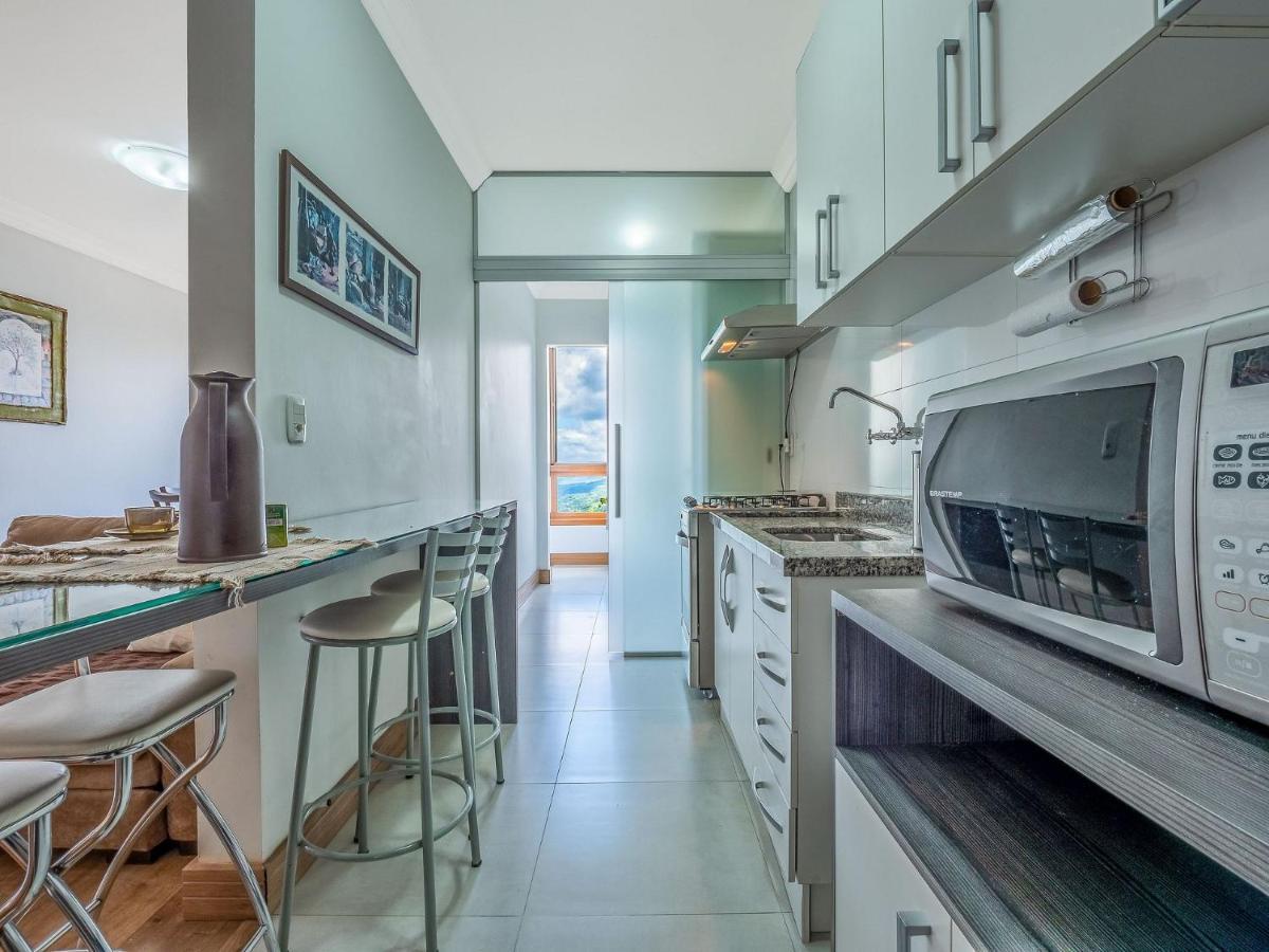 Appartement Cristo Rei 302 - Apartamento Em Gramado - Vista Para O Vale Extérieur photo