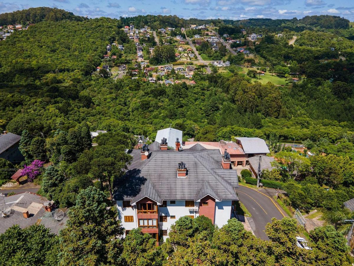 Appartement Cristo Rei 302 - Apartamento Em Gramado - Vista Para O Vale Extérieur photo